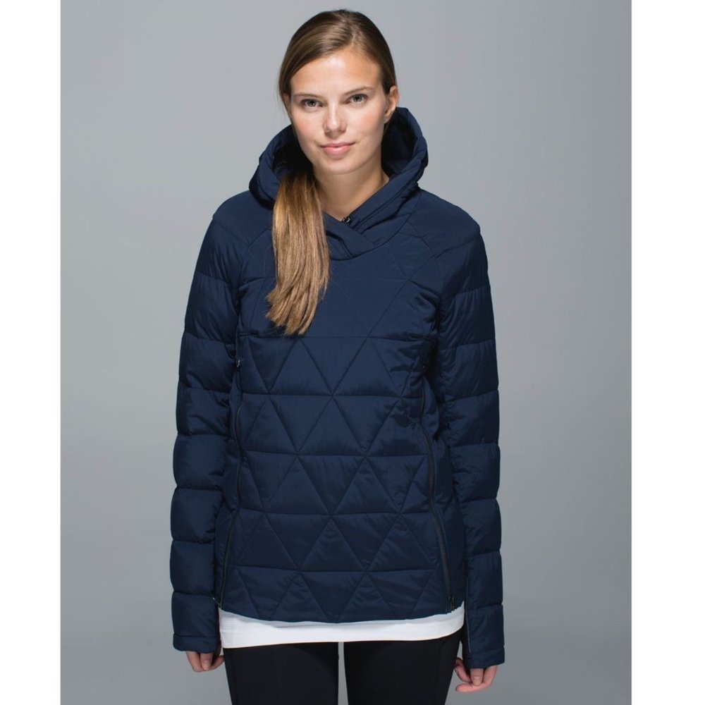 Lululemon Fluffed Up Goose Down Pullover - Inkwell Navy - Size 4